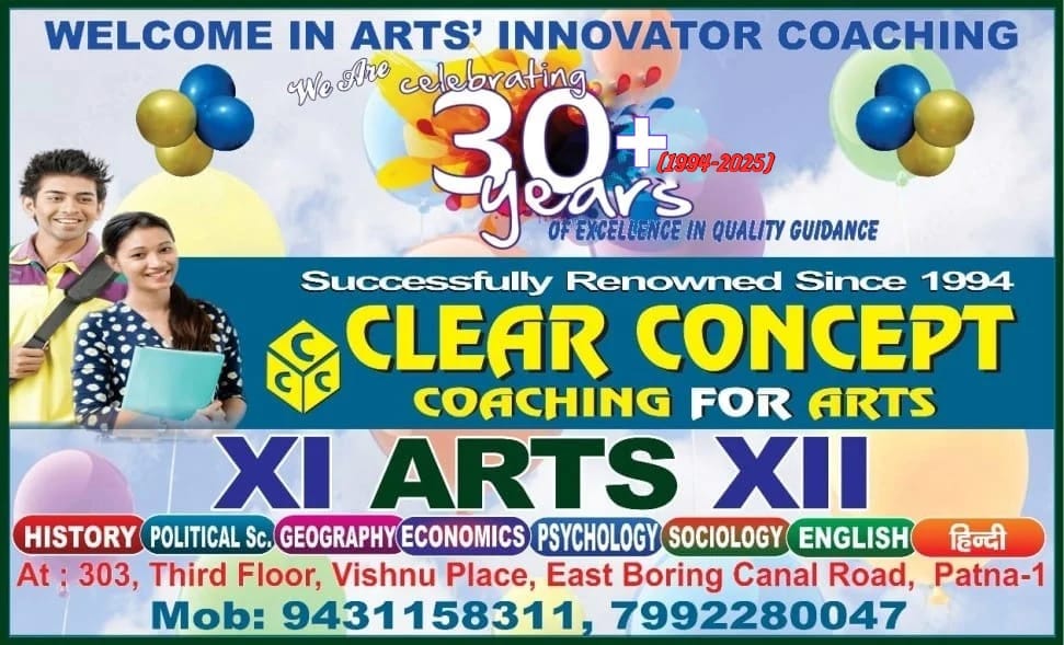 best arts coaching in patna-Clear concept